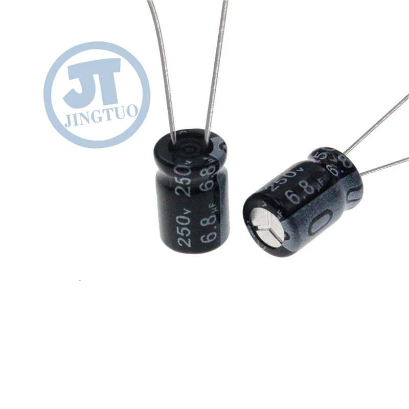 10pcs 6.8uF250V 250V6.8uF 6.8MFD 250WV 8*12mm Radial Aluminum Electrolytic Capacitor 
10pcs 6.8uF250V 250V6.8uF 6.8MFD 250WV 8*12mm Radial Aluminum Electrolytic Capacitor