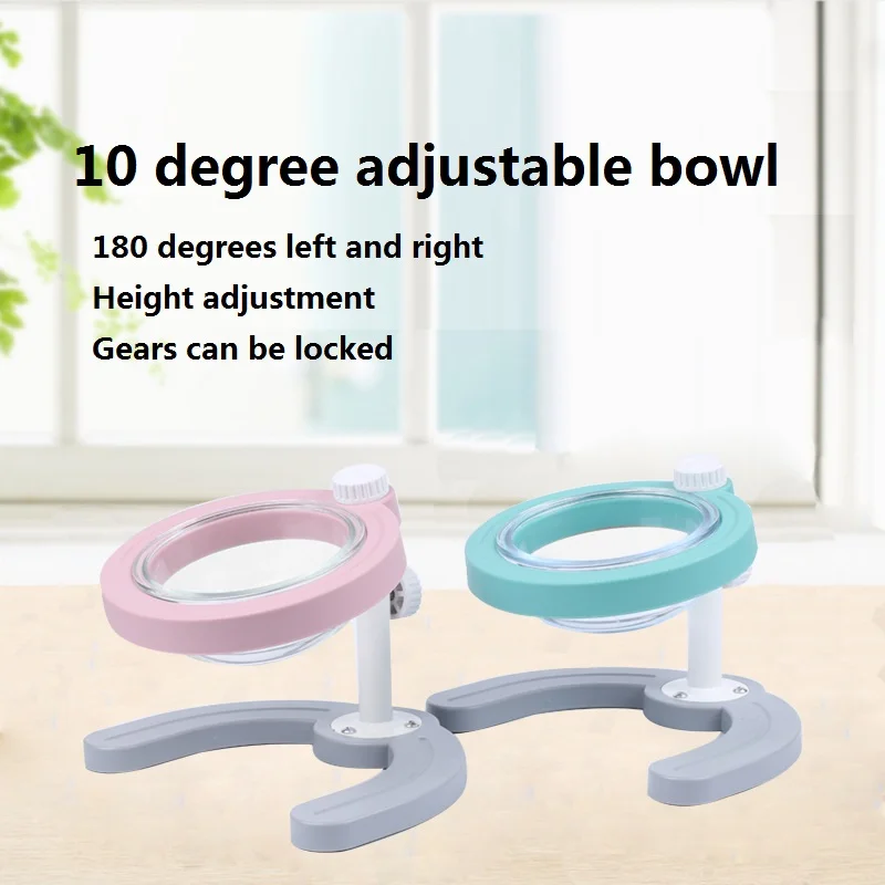 Pet adjustable lifting bowl Small dog anti slip feeding bowl Blue and pink protective pet neck dog bowl
Pet adjustable lifting bowl Small dog anti slip feeding bowl Blue and pink protective pet neck dog bowl