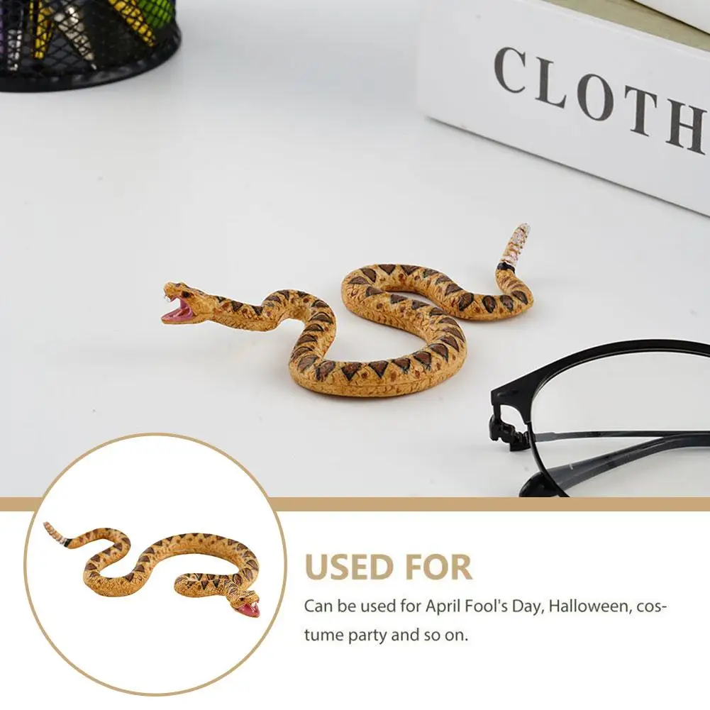 

Simulation Python Model Realistic Rubber Fake Snake Creepy Party Props Halloween Scary Prank Toys Tricky V5b8