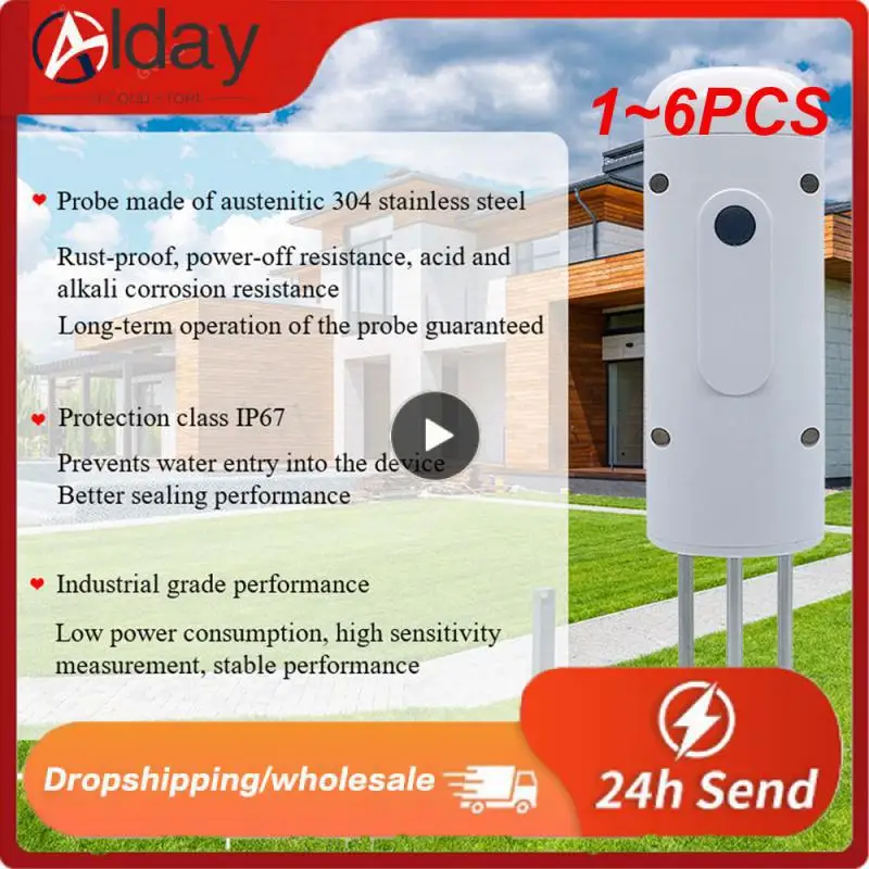1~6PCS Tuya Smart Soil Tester Temperature and Humidity Meter Waterproof Thermohygrometer Garden Automation Irrigation
1~6PCS Tuya Smart Soil Tester Temperature and Humidity Meter Waterproof Thermohygrometer Garden Automation Irrigation