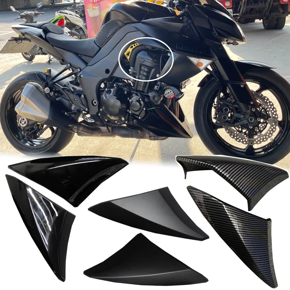 

Motorbike Air Duct Intake Ram Cover Cowl Panel Tank Side Fairing For Kawasaki Z1000 2010 2011 2012 2013 Z 1000 Accessories Black