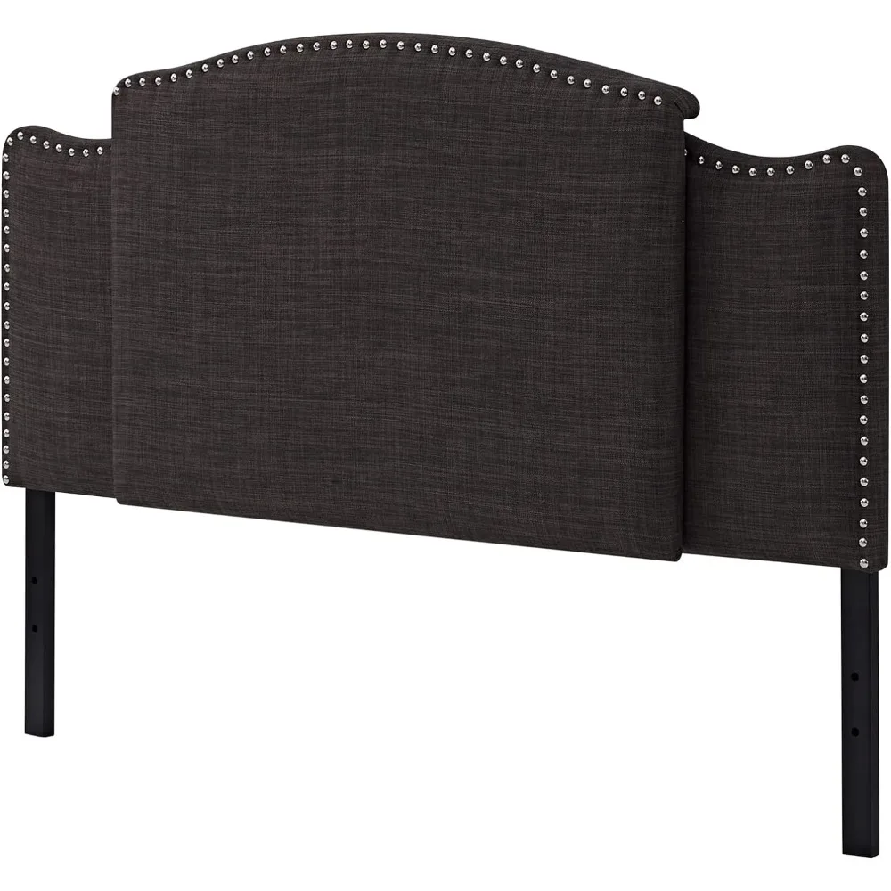 Bed Headboard Fabric Upholstered Curved Top Design With Nails Full/Queen/King Size 3 In 1 Bedroom Furniture Headboards
Bed Headboard Fabric Upholstered Curved Top Design With Nails Full/Queen/King Size 3 In 1 Bedroom Furniture Headboards