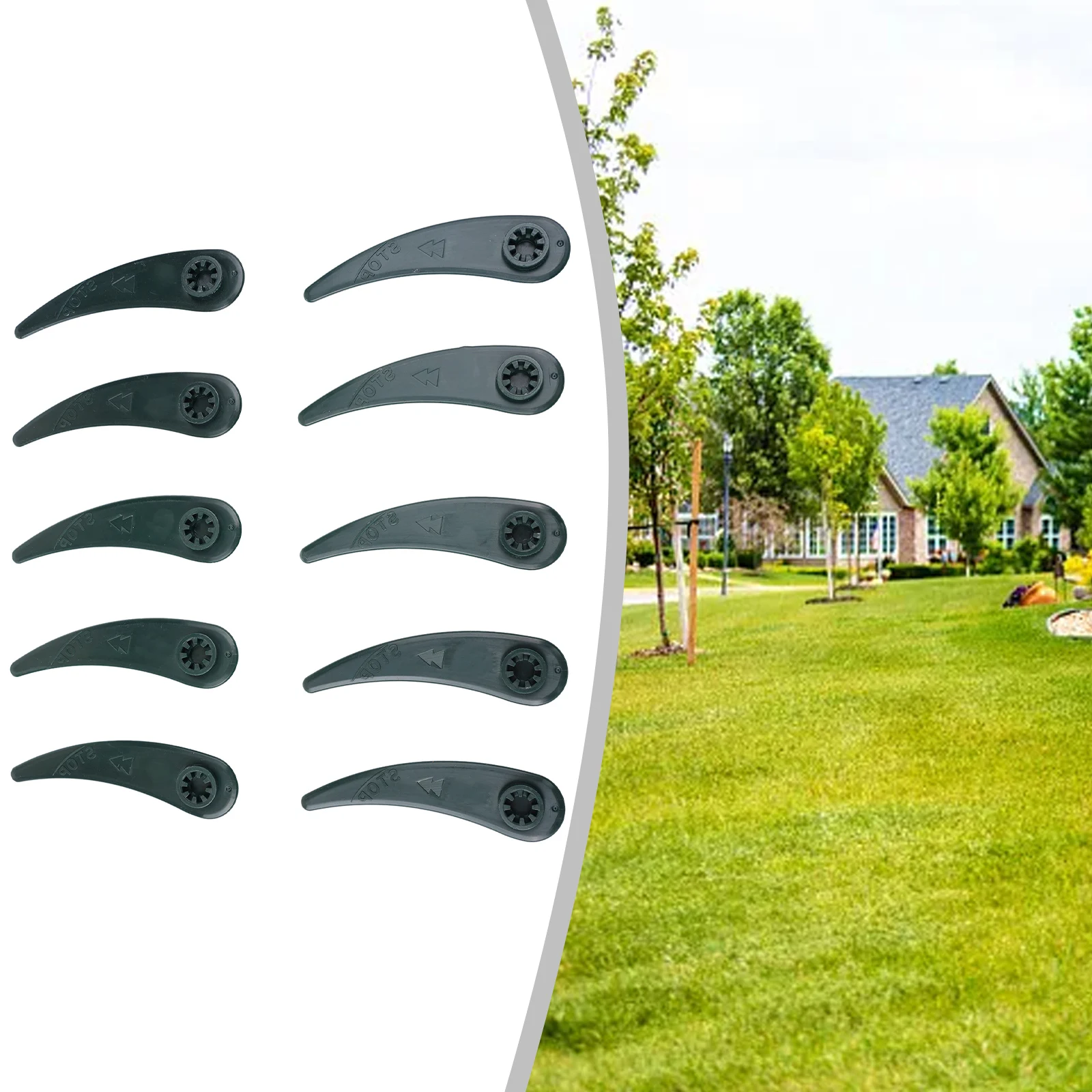 Cutter Replace Trimmer Blades Strimmer Blade Garden Supplies Garss Trimmer Blades Plastic Suitable For Bosch ART 26-18Li 10pcs
Cutter Replace Trimmer Blades Strimmer Blade Garden Supplies Garss Trimmer Blades Plastic Suitable For Bosch ART 26-18Li 10pcs