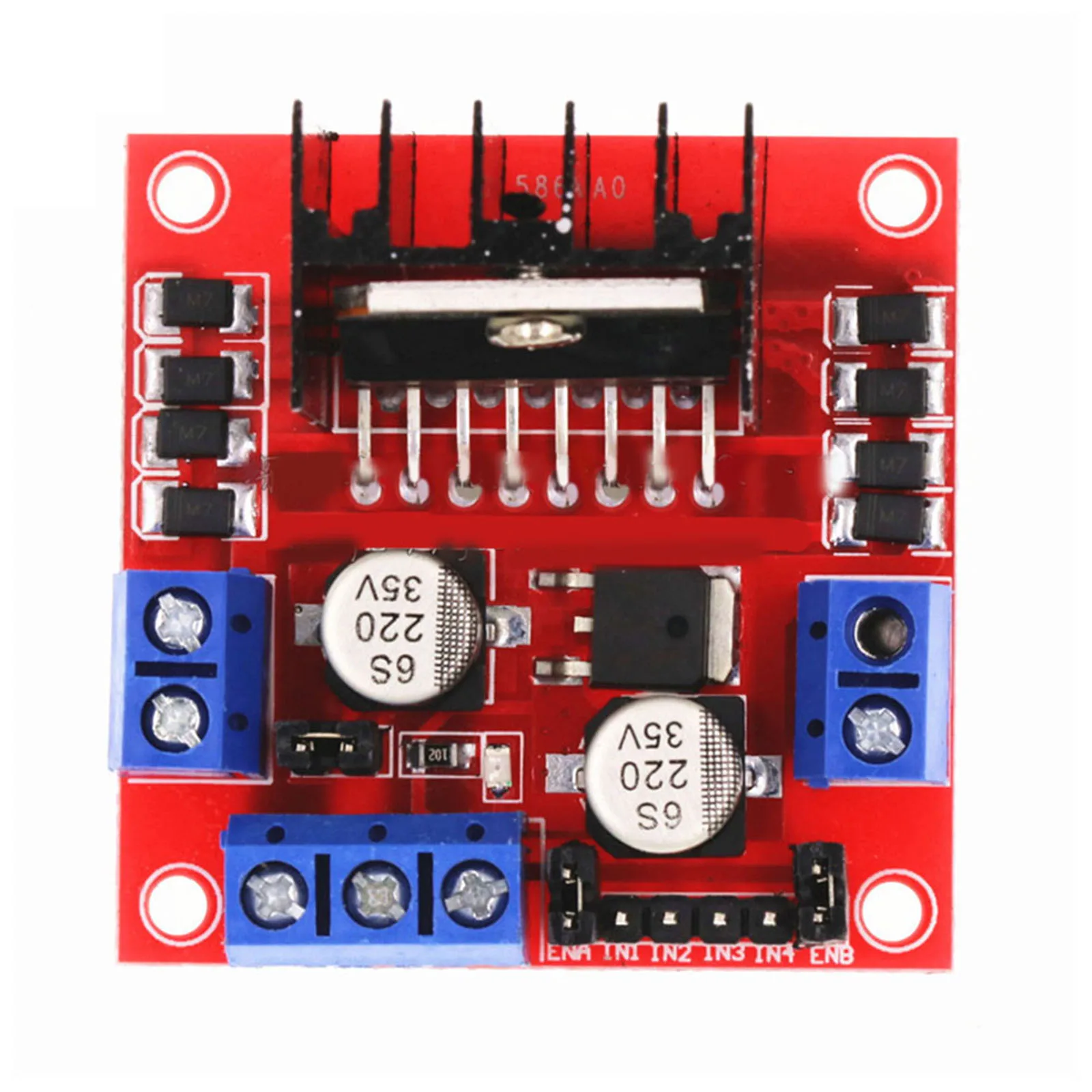 Motor Driver Board Module for Robot Smart Car L298N Dual H Bridge Motor Drive Module Anti Interference Enhanced Performance
Motor Driver Board Module for Robot Smart Car L298N Dual H Bridge Motor Drive Module Anti Interference Enhanced Performance