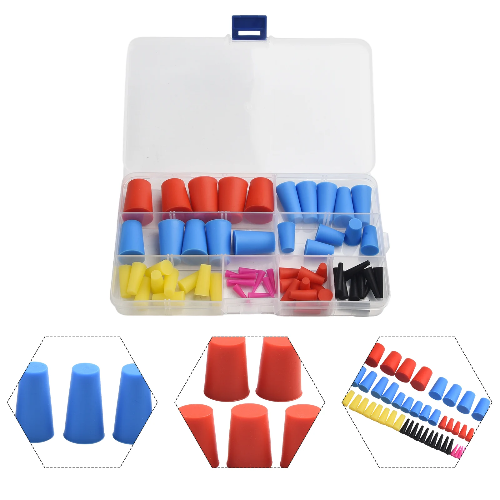 Cone Plugs Silicone Cone Plugs Accessories Assortment Kit High Temp Masking Plugs Replacement Silicone Durable
Cone Plugs Silicone Cone Plugs Accessories Assortment Kit High Temp Masking Plugs Replacement Silicone Durable