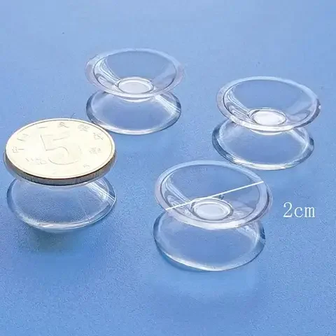 

Double Sided Suction Cup Sucker Pads For Glass PVC Plastic Diameter Bathroom Lightweight Transparent Double-sided Suction Cup