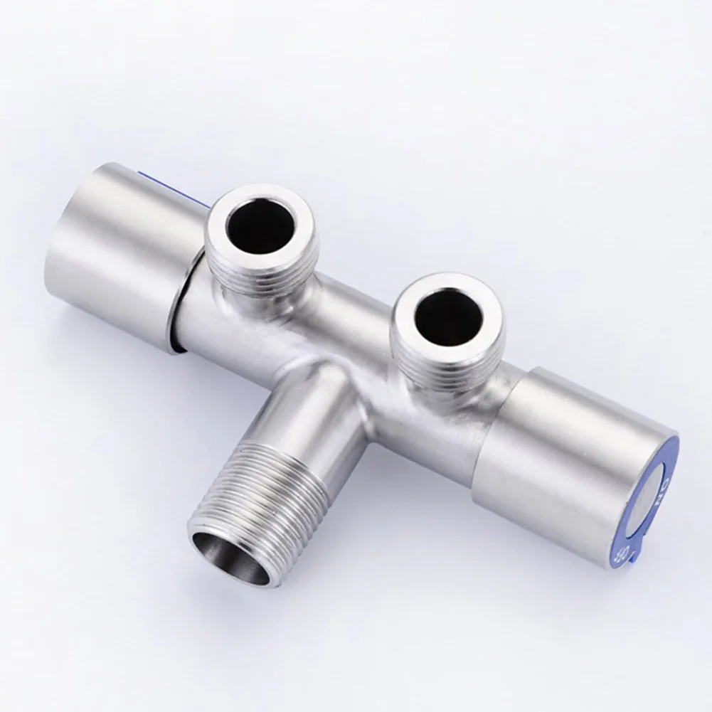 1PC Double Handle Double Water Outlet Stainless Steel Water Faucet Washing Faucet Triangular Valve Toilet Thickened Angle Valve
1PC Double Handle Double Water Outlet Stainless Steel Water Faucet Washing Faucet Triangular Valve Toilet Thickened Angle Valve
