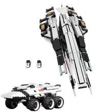Moc Game Massc Effection SSV Normandy SR-1 Main Ship Spaceship Building Block Model Military Weapon Space Battle Toy Boy Gift
Moc Game Massc Effection SSV Normandy SR-1 Main Ship Spaceship Building Block Model Military Weapon Space Battle Toy Boy Gift