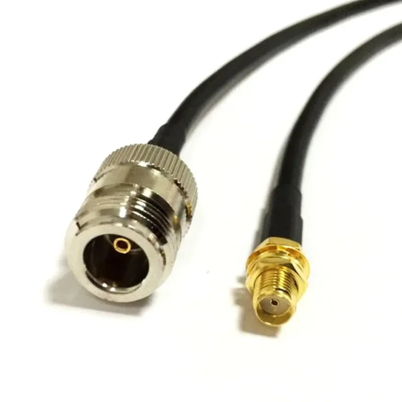 

1pcs 0.5m/1m/3m/10m Long RG58 (SYV50-3-1) N Female to RP-SMA Female Plug RF Coaxial Jumper Pigtail Cable For Radio Wifi Antenna
