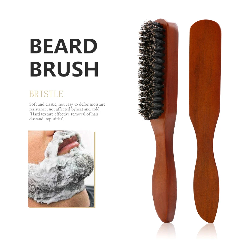 Hair Brush Wood Handle Natural Boar Bristle Men Beard Comb Styling Detangling Straightening Massage Comb Salon Barber Unisex
Hair Brush Wood Handle Natural Boar Bristle Men Beard Comb Styling Detangling Straightening Massage Comb Salon Barber Unisex