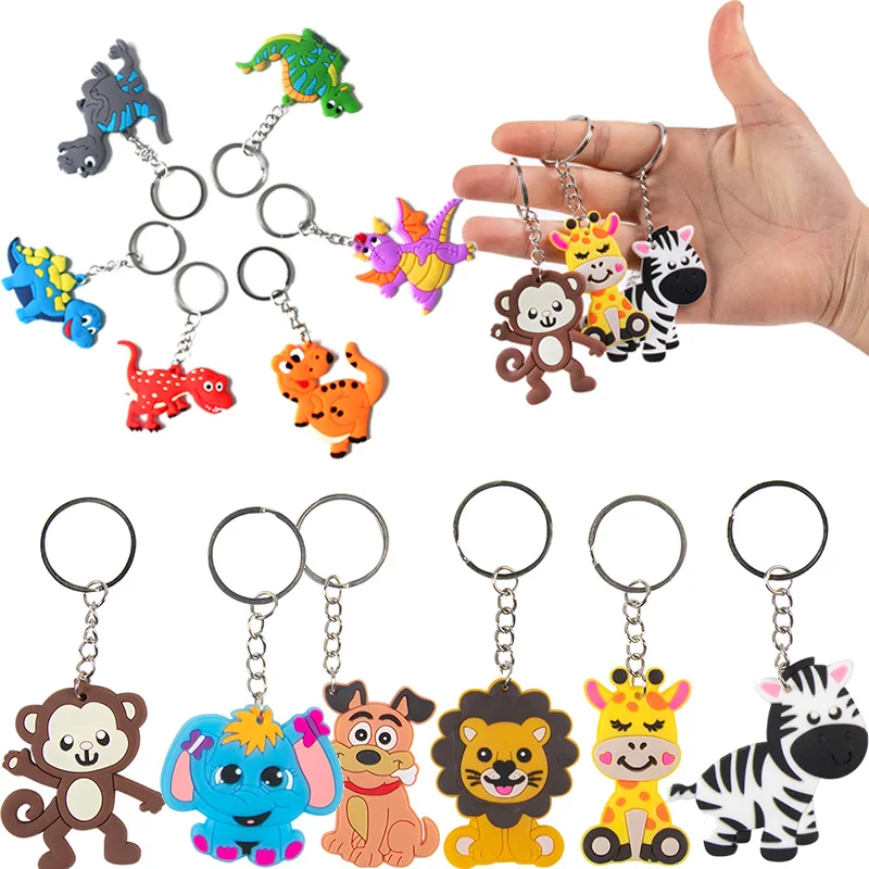 6pcs Jungle Party Favors Jungle Safari Animal Rubber Keychain Baby Shower Boy Girl Dinosaur Birthday Party Decorations Kids Gift
6pcs Jungle Party Favors Jungle Safari Animal Rubber Keychain Baby Shower Boy Girl Dinosaur Birthday Party Decorations Kids Gift