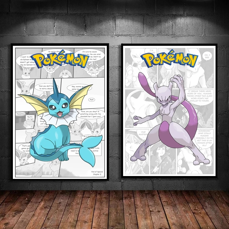 Posters and Prints Pokemon Mewtwo Classic Gift Art Modular Prints Children's Bedroom Decor Picture Kid Action Figures
Posters and Prints Pokemon Mewtwo Classic Gift Art Modular Prints Children's Bedroom Decor Picture Kid Action Figures