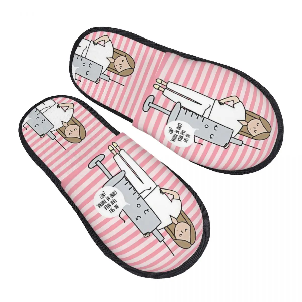 Winter Plush Slippers Indoor Enfermera En Apuros Doctor Nurse Medical Medicine Health Household Fur Slippers Slides Non-skid
Winter Plush Slippers Indoor Enfermera En Apuros Doctor Nurse Medical Medicine Health Household Fur Slippers Slides Non-skid