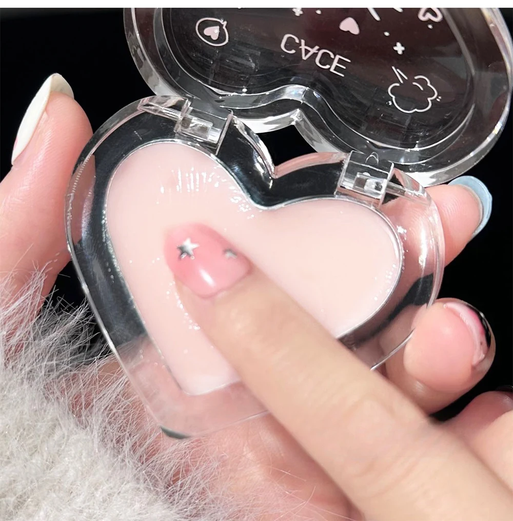 Love Heart Highlighter Blusher Palette Brightening Face Highlighter Cream Waterproof High Gloss Blush Illuminator Korean Makeup 7 S372794d29a31454bacdcdce534ae6a31R