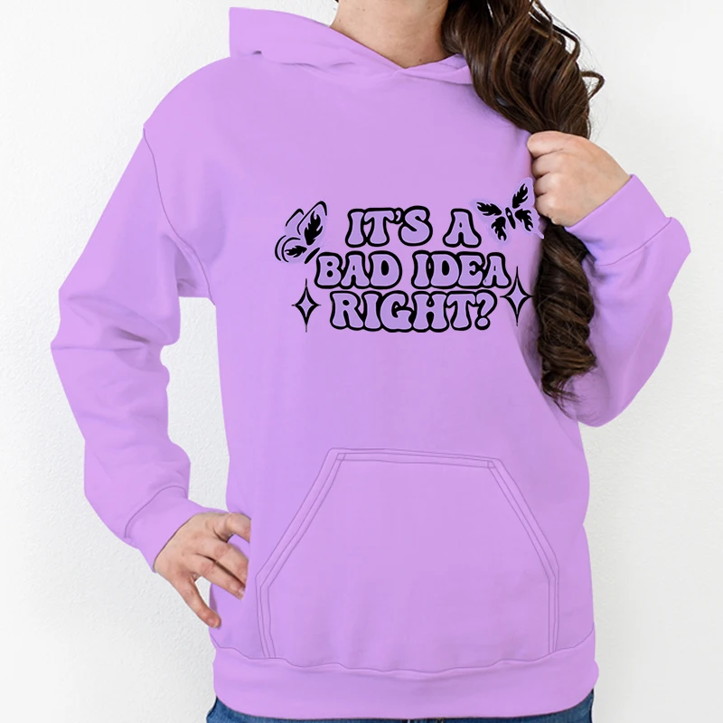 Concert Women Sweatshirt Spring Autumn Women's Pullovers Hoodie Bad Idea Right Print Hoodies Music Lover Fans Hip Hop Streetwear 
Concert Women Sweatshirt Spring Autumn Women's Pullovers Hoodie Bad Idea Right Print Hoodies Music Lover Fans Hip Hop Streetwear
