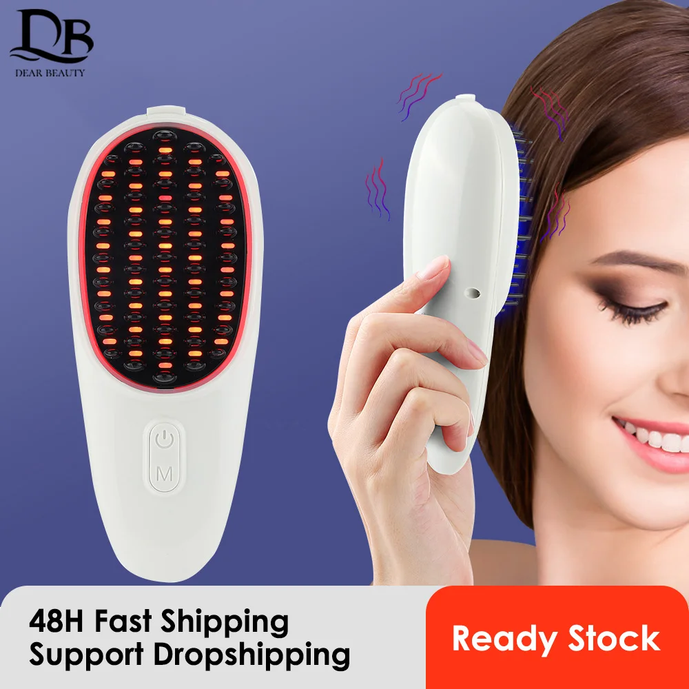 Electric Head Massage Comb Vibration Scalp Massager Blue and Red Light Phototherapy Anti Hair Loss Hair Growth Hair Care Comb
Electric Head Massage Comb Vibration Scalp Massager Blue and Red Light Phototherapy Anti Hair Loss Hair Growth Hair Care Comb
