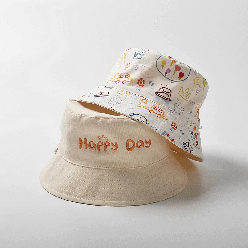 Double Sided Baby Bucket Hat Letter Embroidered Baby Girl Boy Fisherman Cap Summer Outdoor Casual Kids Fisherman Panama Hats
Double Sided Baby Bucket Hat Letter Embroidered Baby Girl Boy Fisherman Cap Summer Outdoor Casual Kids Fisherman Panama Hats