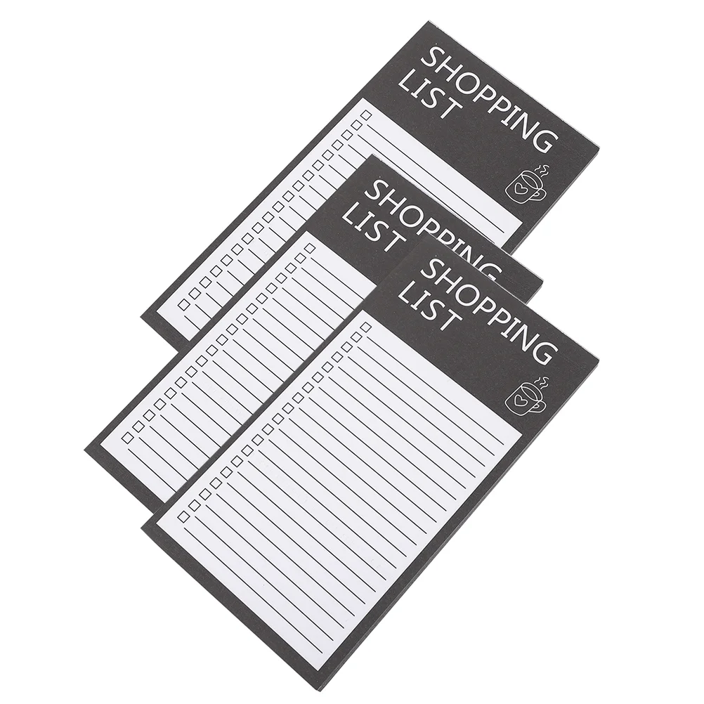 3 Books Magnetic Notepad Fridge Grocery List Notebook Shopping Notepads to Do for Refrigerator
3 Books Magnetic Notepad Fridge Grocery List Notebook Shopping Notepads to Do for Refrigerator