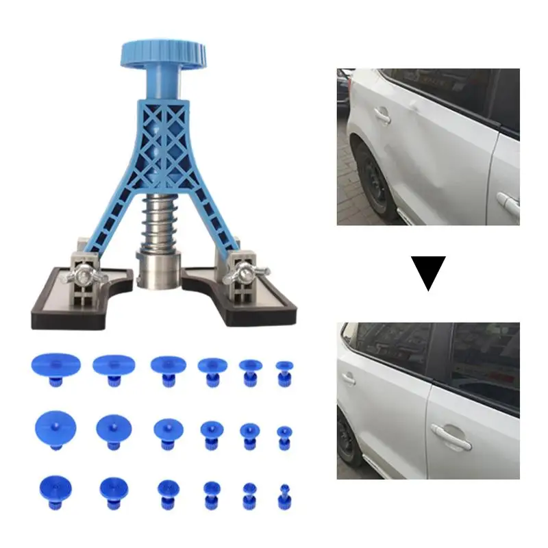 

Dent Repair Puller 18pcs Car Dent Repair Tool Powerful Dent Pullers Adjustable Car Dent Repair For Car Dent Motorcycle