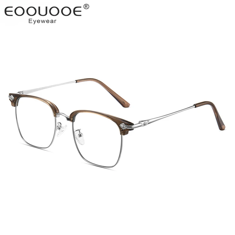 

Fashion Men's Glasses Frame Eyebrow Eyewear Myopia Drive Prescription Optics Anti Blue Light Anti-Reflection Gafas