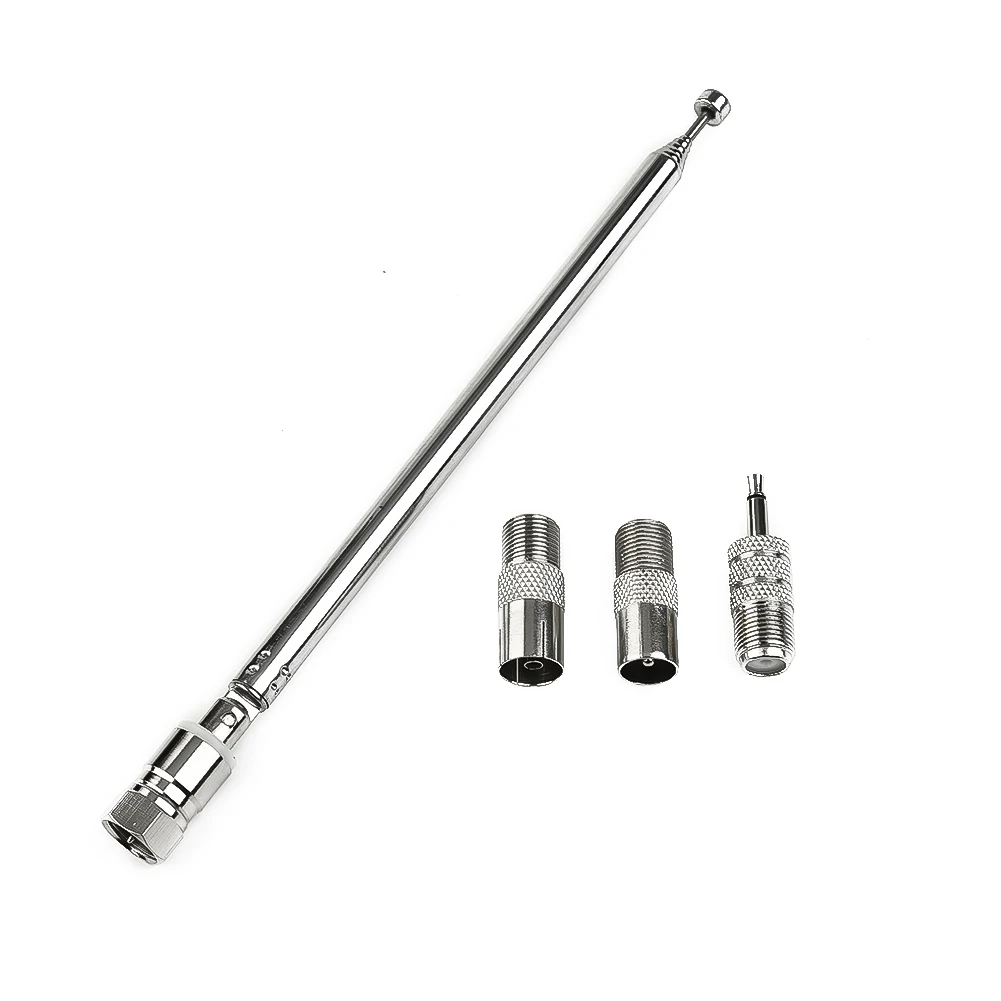 

Antenna Radio Aerial Adapter Extendable Thread Design Mini System Telescopic W 3 Antenna + Adapters Portable Aktisch