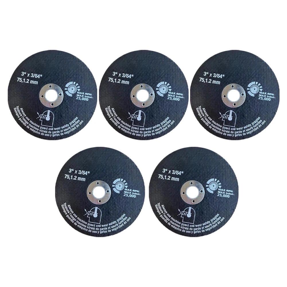 5pcs 75mm Cutting Disc Circular Resin Saw Blade Grinding Wheel For Angle Grinder Stainless Steel Cut Off Wheel
5pcs 75mm Cutting Disc Circular Resin Saw Blade Grinding Wheel For Angle Grinder Stainless Steel Cut Off Wheel