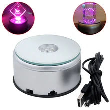 7 LED Luminous Base Light Crystal Glass Transparent Objects Display Laser Colorful Round Stand Base for Cocktail
7 LED Luminous Base Light Crystal Glass Transparent Objects Display Laser Colorful Round Stand Base for Cocktail