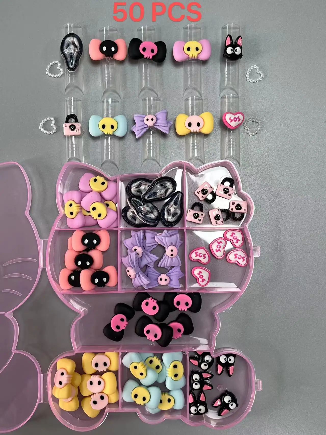 60PCS/Box Trendy Beauty Salon Autumn Brown Beige Coffee Bear Rabbit Flower Cute Big Nail Art Resin Decoration Accessories Charms
60PCS/Box Trendy Beauty Salon Autumn Brown Beige Coffee Bear Rabbit Flower Cute Big Nail Art Resin Decoration Accessories Charms