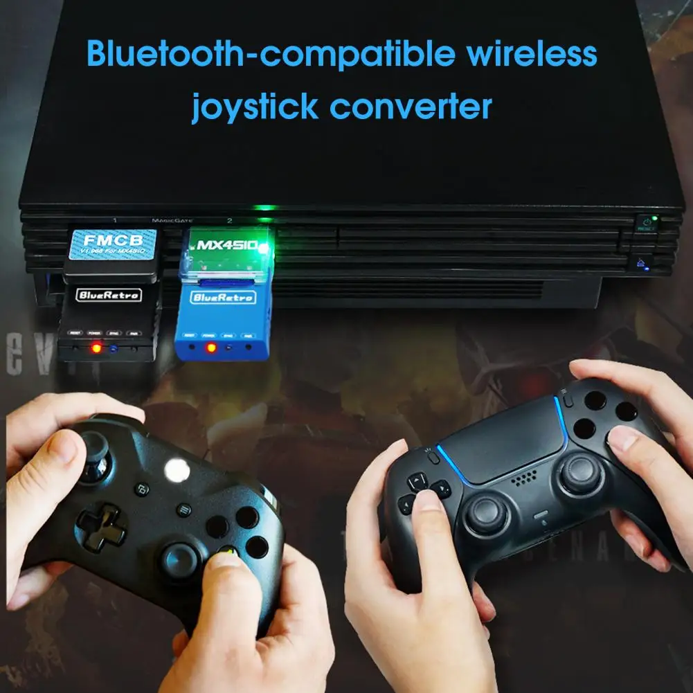 Blueretro Game Controller Adapter No Delay Driver-free Sensitive High-speed Plug And Play Data Transmission Gaming For PS1/2
Blueretro Game Controller Adapter No Delay Driver-free Sensitive High-speed Plug And Play Data Transmission Gaming For PS1/2