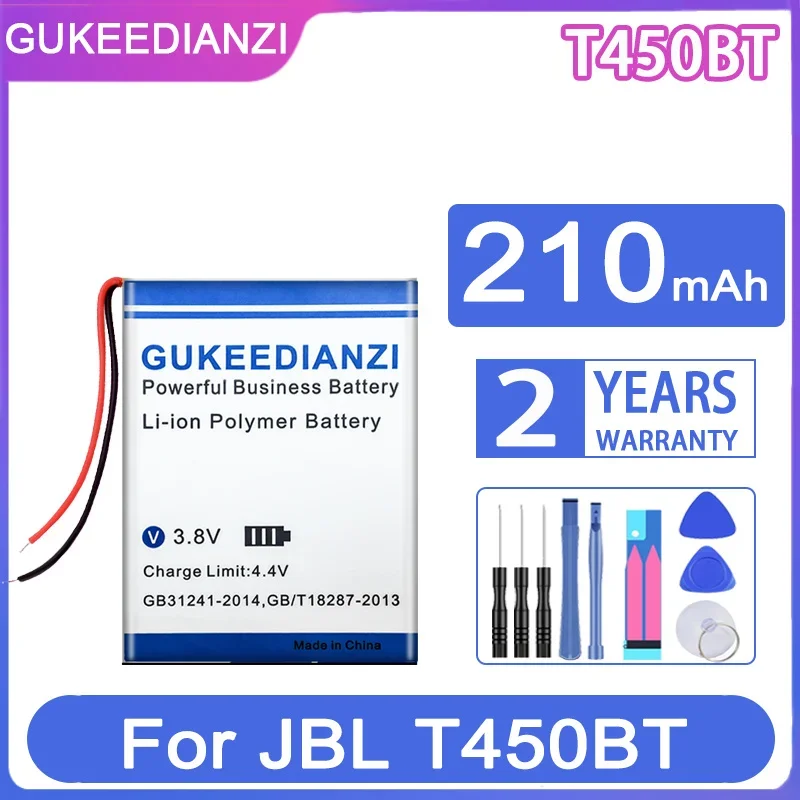 

GUKEEDIANZI Replacement Battery 210mAh For JBL T450BT Bateria