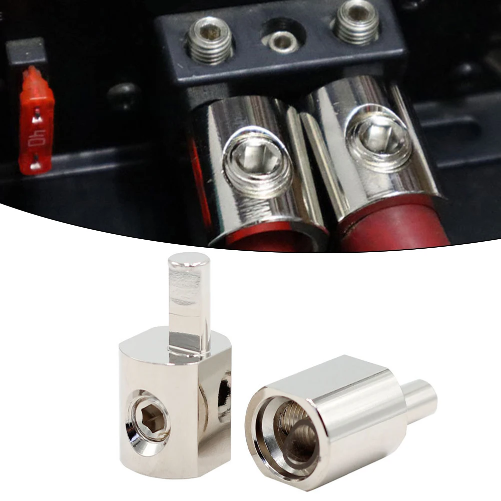 1 Pair Audio Terminal Blocks 6061 Aluminum Car Audio Power Terminal Blocks Input Wire Reducer For Oversized 1/0 Automotive
1 Pair Audio Terminal Blocks 6061 Aluminum Car Audio Power Terminal Blocks Input Wire Reducer For Oversized 1/0 Automotive