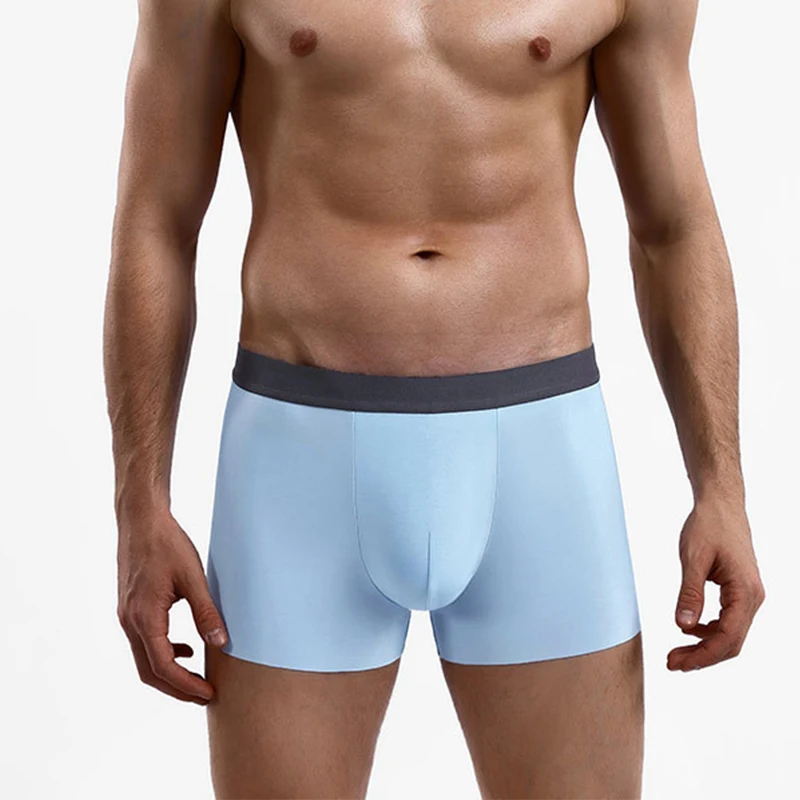 Boxer Men Underwear Ice Silk Man Briefs Summer Shorts 3A Men's Panties antibacterial Comfortable and breathable Enlarged size
Boxer Men Underwear Ice Silk Man Briefs Summer Shorts 3A Men's Panties antibacterial Comfortable and breathable Enlarged size