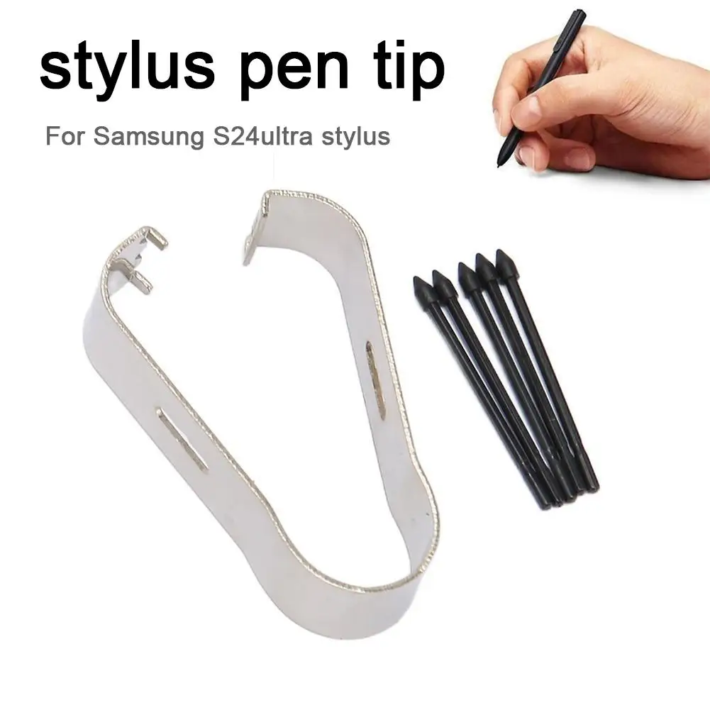 

Replacement Metal Pen Tip Nib for Samsung Galaxy S24Ultra S23Ultra Tab S9 S9U S9FE S Pen Fine Point Durable Stylus Pen Tips G0O7