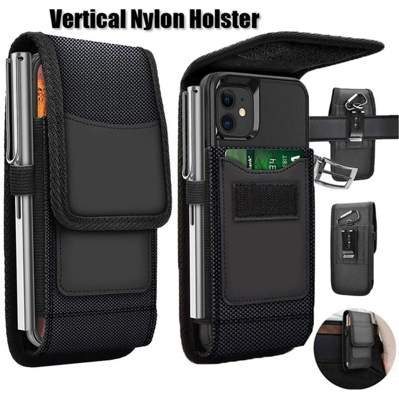 Oxford Cloth Waist Bag Men Women Mobile Phone Pouch Hanging Waist Storage Bag Portable Black Outdoor Phone Bag with Carabiner
Oxford Cloth Waist Bag Men Women Mobile Phone Pouch Hanging Waist Storage Bag Portable Black Outdoor Phone Bag with Carabiner