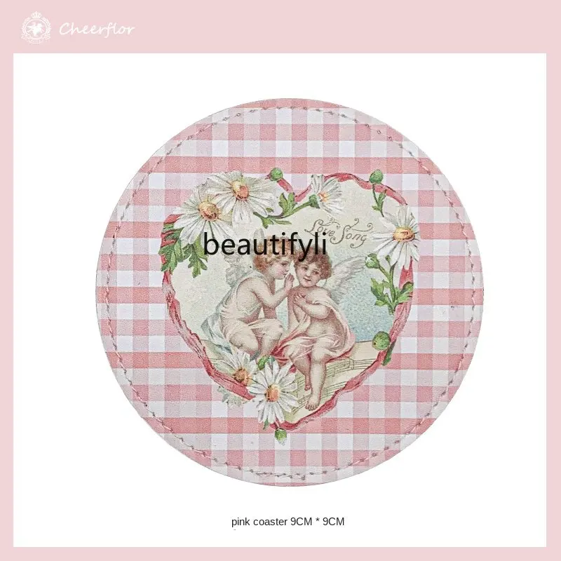 

zq Cheerflor Anti-Scald Non-Slip Thickened Heat Insulation Coaster Soft and Adorable