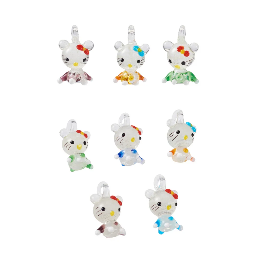 Pandahall 100Pcs Cute Kitten Handmade Lampwork Pendants Luminous Cat Lampwork Glass Charms for Necklace Jewelry Making Mix Color
Pandahall 100Pcs Cute Kitten Handmade Lampwork Pendants Luminous Cat Lampwork Glass Charms for Necklace Jewelry Making Mix Color