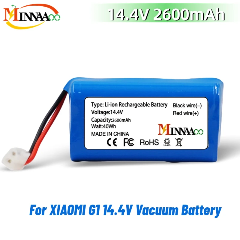 2023 NEW 14.8V 3500mAh Li-ion Battery Pack,For XIAOMI MIJIA Mi Robot Vacuum-Mop Essential G1 MJSTG1, SKV4136GL H18650CH R30 R35
2023 NEW 14.8V 3500mAh Li-ion Battery Pack,For XIAOMI MIJIA Mi Robot Vacuum-Mop Essential G1 MJSTG1, SKV4136GL H18650CH R30 R35