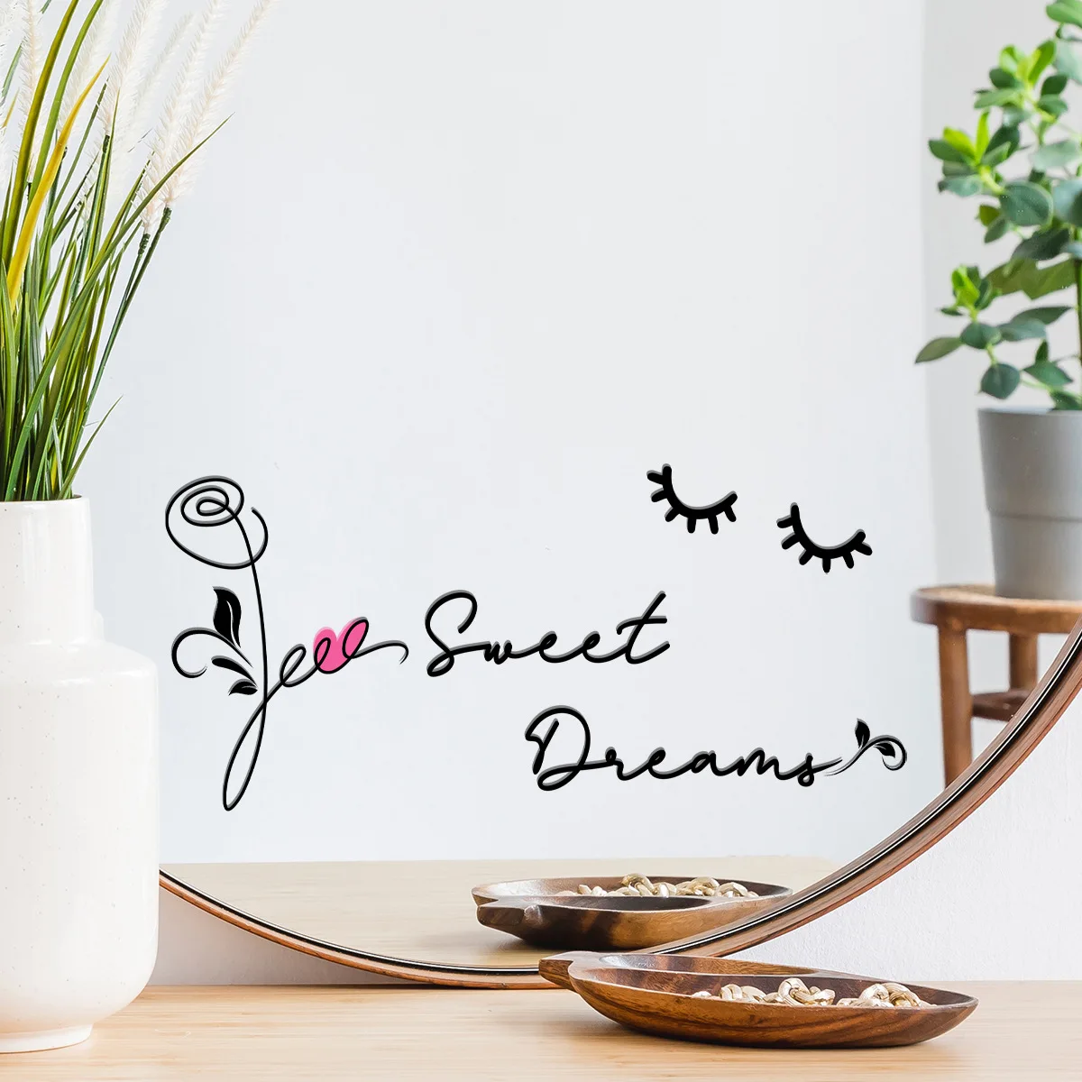 Self-adhesive wall stickers with eyelashes, English words, for living room, bedroom, mirror decoration, wholesale
Self-adhesive wall stickers with eyelashes, English words, for living room, bedroom, mirror decoration, wholesale