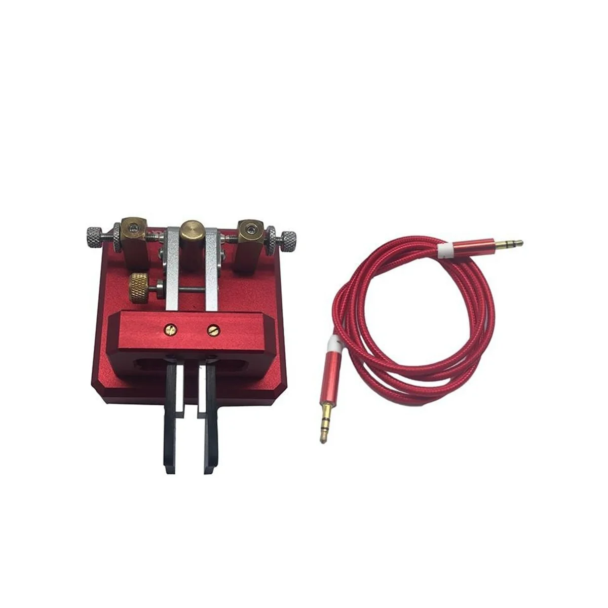 Automatic Morse Dual-Paddle Telegraph Key CW Key for Ham Radio Users for Amateur HAM RADIO CW Paddle Key Amateur Red
Automatic Morse Dual-Paddle Telegraph Key CW Key for Ham Radio Users for Amateur HAM RADIO CW Paddle Key Amateur Red