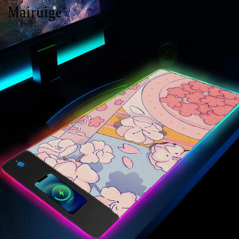 Mairuige Wireless Charging Mousepad Rgb Sakura Japanese Mat Laptop Accessories Anime Decoration Gaming Computer Xxl Mouse Mat
Mairuige Wireless Charging Mousepad Rgb Sakura Japanese Mat Laptop Accessories Anime Decoration Gaming Computer Xxl Mouse Mat