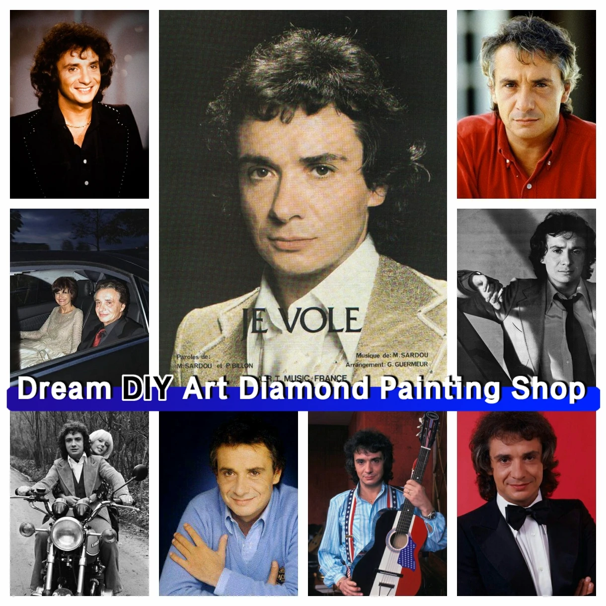 Michel Sardou Superstar Singer 5D Drill Diamond Painting Cross Stitch Embroidery Rhinestone 3D Pictures Needlework Home Decor
Michel Sardou Superstar Singer 5D Drill Diamond Painting Cross Stitch Embroidery Rhinestone 3D Pictures Needlework Home Decor