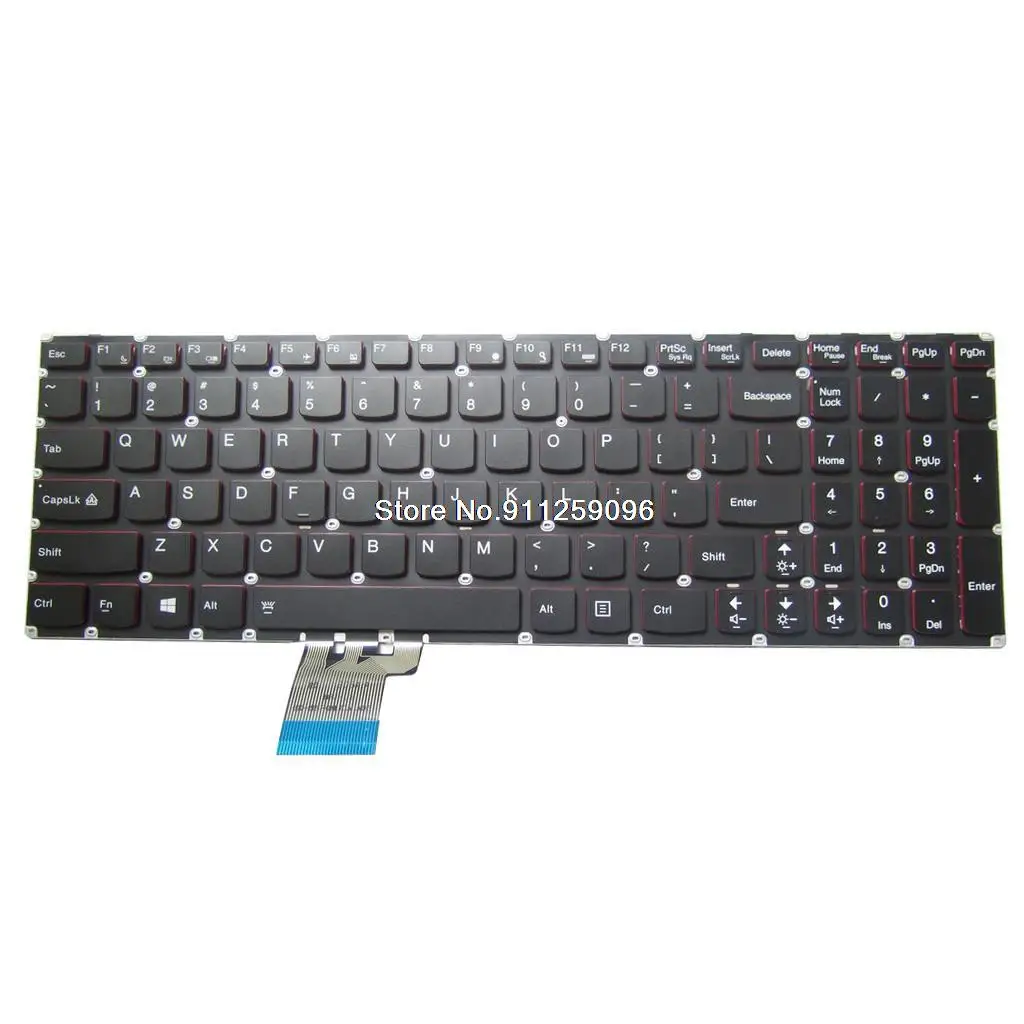 

Laptop Keyboard For Lenovo Y50 Y70 U530 Y50-70 Y50-70 Touch Y50-80 Y70-70 English US T6B2-US 25215982 25216013 With Backlit New