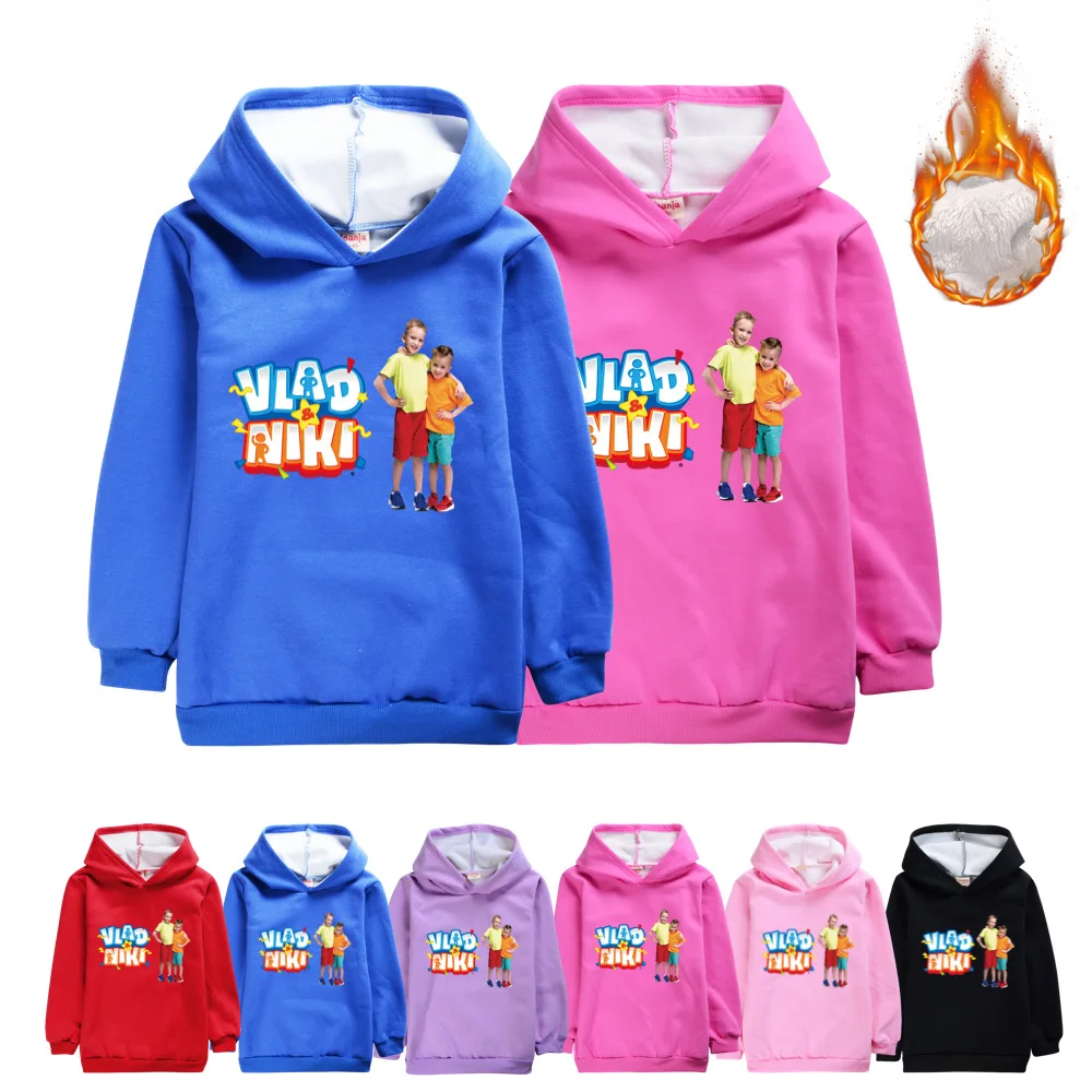 Kids Fall Keep Warm Hooded Sweatshirt Vlad Niki Children Winter Clothing Boys Plus Velvet Sweater Fleece Fall Clothes
Kids Fall Keep Warm Hooded Sweatshirt Vlad Niki Children Winter Clothing Boys Plus Velvet Sweater Fleece Fall Clothes