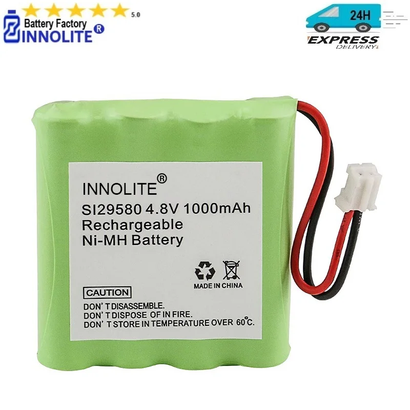 4.8V NiMH Battery Repalcement for Summer Infant 29270-10 29580-10 29710 29740 29580 29590 29610 29620 29630 29790 29940 etc.
4.8V NiMH Battery Repalcement for Summer Infant 29270-10 29580-10 29710 29740 29580 29590 29610 29620 29630 29790 29940 etc.