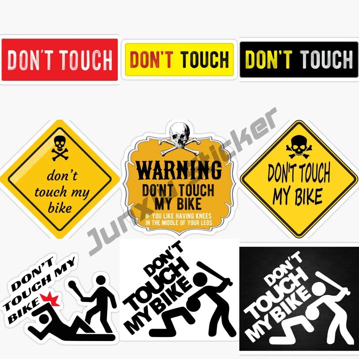 

DON'T TOUCH MY BIKE Vinyl Decal Sticker Motorcycle Car Van Window Bumper Auto Tuning Styling