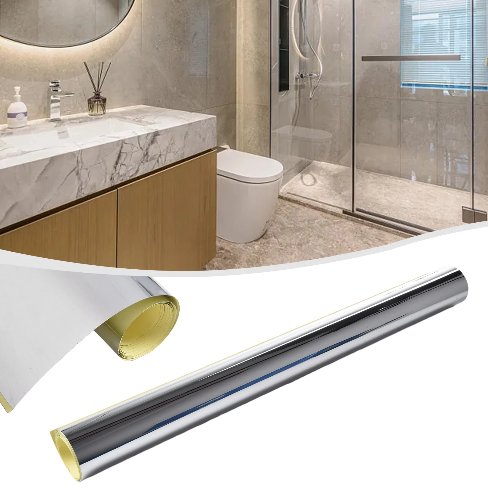 0.5*2M Mirror Wall Stickers Self-adhesive Mirror Stickers Thicken 2mm Flexible DIY Art Acrylic Mirror Living Room Decoration
0.5*2M Mirror Wall Stickers Self-adhesive Mirror Stickers Thicken 2mm Flexible DIY Art Acrylic Mirror Living Room Decoration