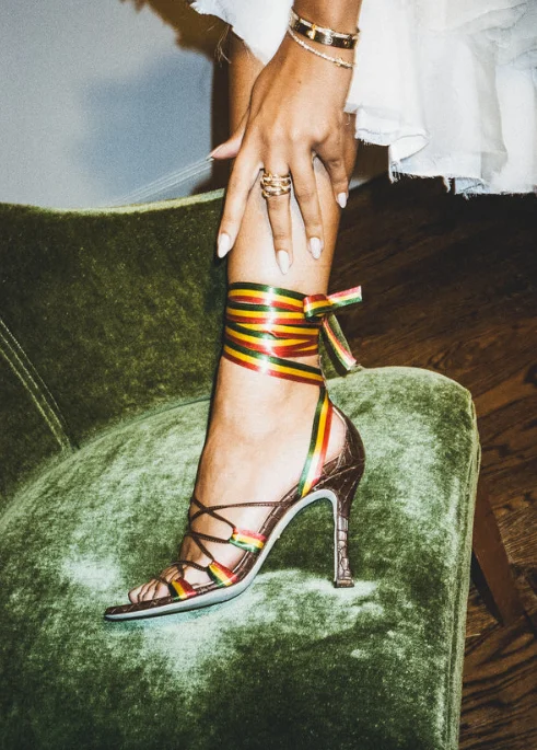 Multicolored Straps Sandals Open Toe Lace Up Stiletto Heels Brown Stone Pattern Cover Heel Women Summer Sexy Casual Rubber Shoes
Multicolored Straps Sandals Open Toe Lace Up Stiletto Heels Brown Stone Pattern Cover Heel Women Summer Sexy Casual Rubber Shoes