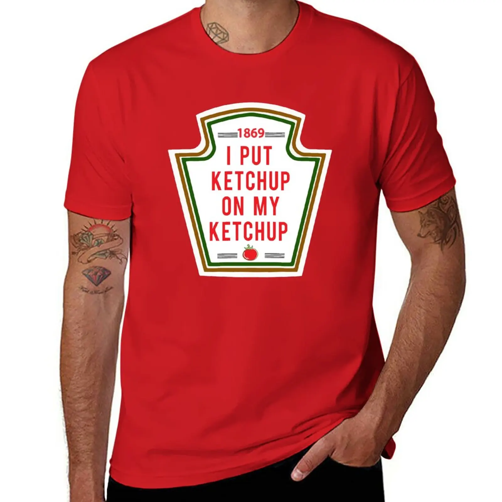 New I Put Ketchup On My Ketchup, Funny Hilarious Food gift idea T-Shirt man clothes black t shirts workout shirts for men
New I Put Ketchup On My Ketchup, Funny Hilarious Food gift idea T-Shirt man clothes black t shirts workout shirts for men