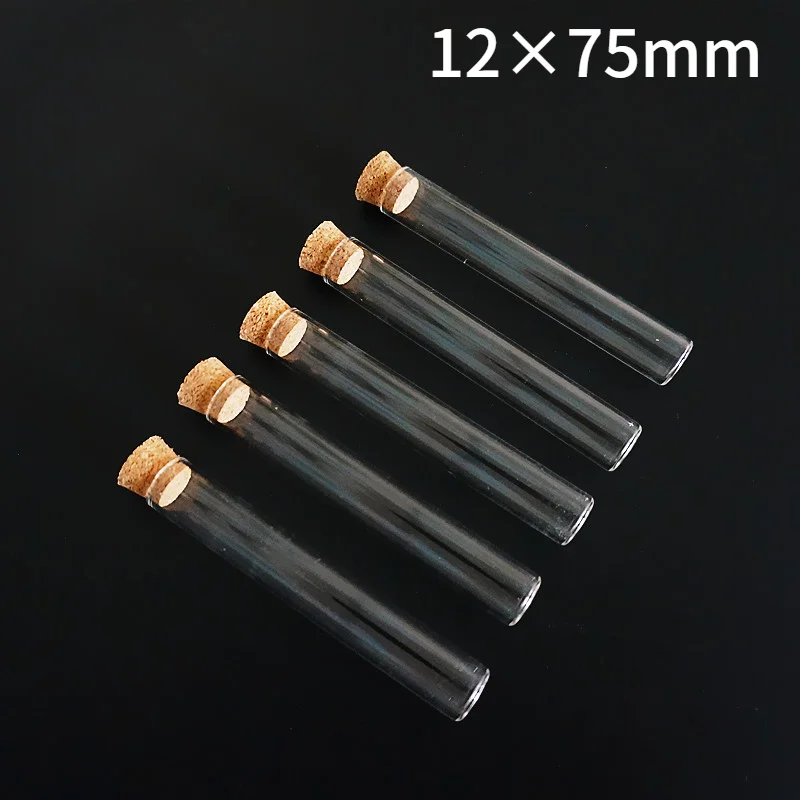 20pcs 30pcs 50pcs 12x75mm Clear Glass Test Tube with Cork Stoppers for School Laboratory Supplies Flat Bottom
20pcs 30pcs 50pcs 12x75mm Clear Glass Test Tube with Cork Stoppers for School Laboratory Supplies Flat Bottom