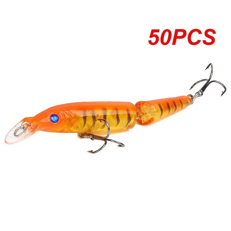 50PCS Multi Sections Wobblers Pike 10.5cm 9g Fishing Lures Isca Artificial Jointed Bait Crankbait Minnow For Fishing Carp Tackle
50PCS Multi Sections Wobblers Pike 10.5cm 9g Fishing Lures Isca Artificial Jointed Bait Crankbait Minnow For Fishing Carp Tackle
